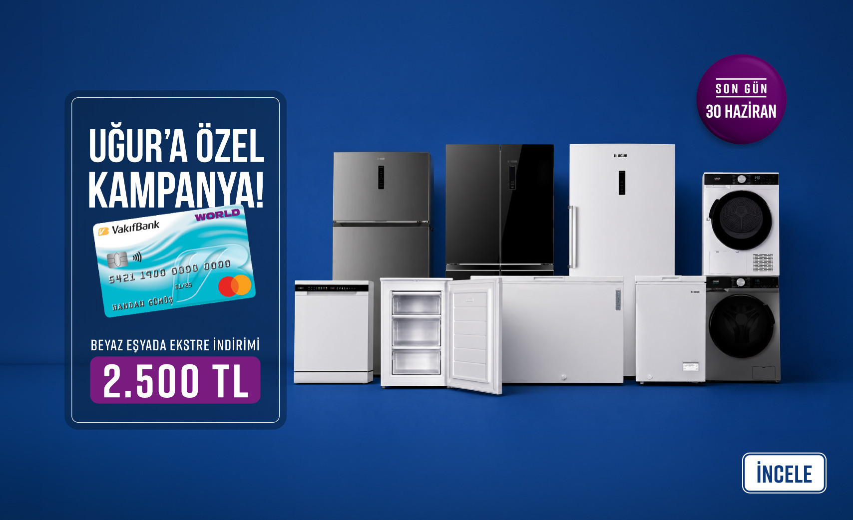 VakıfBank Kartlara Özel 2.500 TL Ekstre İndirimi!